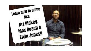 Jazz Drummer Q-Tip of the Week: Comp like Art Blakey, Elvin Jones and Max Roach!