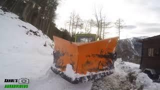 Forststraße Räumen /MB-Trac / Keilpflug