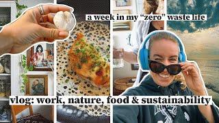 A WEEK OF (imperfect) ZERO WASTE // everyday sustainability vlog