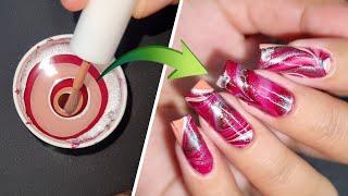 Water Marble Nailart tutorial in Hindi || Water Marble Nailart with all details || Tejasvini valvi