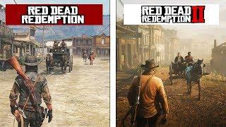 Red Dead Redemption 2 VS Red Dead Redemption | 4K Early Gameplay Comparison