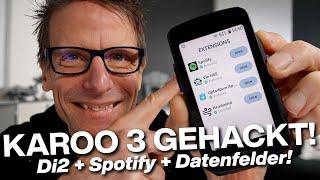 Hammerhead Karoo 3 Sideloading: Ki2 Shimano Di2 Steuerung, Spotify, Vin HkE