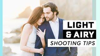 How to Shoot Light & Airy Portraits // Outdoor Natural Light Photography Tips