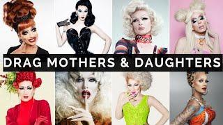 Drag Mothers & Daughters l RuPaul's Drag Race Family Tree