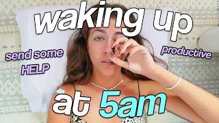 i woke up at 5am for 5 days and heres what happened