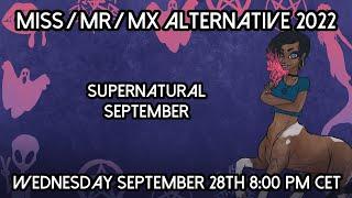 Supernatural September | Attitude Holland's Miss/Mr/Mx Alternative 2022