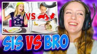 Karina Reacts to the Most Funny Gummy vs Real Food SIS vs BRO videos
