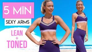 GET LEAN and TONED PILATES ARMS  5 Minute Arm Workout to LOSE ARM FAT