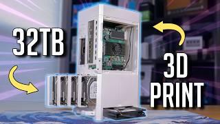 Budget Storage Server Build In A 3D Printed Case! (2025)