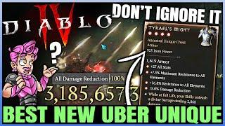 Diablo 4 - NEW UBER UNIQUE - Tyrael's Might is Actually INSANE - Build Power Breakdown & Best Guide!