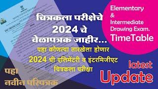 Elementary- Intermediate Drawing Grade Exam Timetable 2024, Drawing Exam GR 2024,