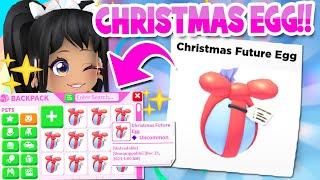 *EASY* How To Get the *CHRISTMAS FUTURE EGG* SOLO in ADOPT ME (roblox) GUIDE