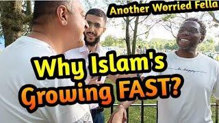 Why Islam's GROWING Fast? Worried Fella Came for Ali Dawah Speaker's corner