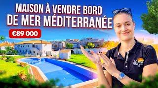 Vente maison bord de mer pas cher. Maison en Espagne. Prix ​​89 000 euros. Immobilier Alegria ️