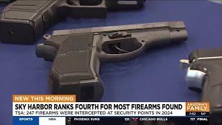 Sky Harbor ranks 4th in U.S. for most firearms found at security checkpoint