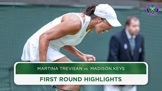 Dramatic second set  | Martina Trevisan vs Madison Keys | Highlights | Wimbledon 2024