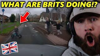 AMERICAN Reacts to the UK's WORST Drivers! *Crashes and Close Calls*