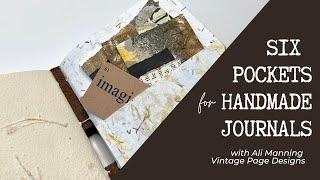 How to Add Pockets to Handmade Journals