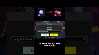 Get 10 Free Lucky Spin Draws  #pubg #pubgmobile