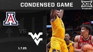 Arizona vs. #21 West Virginia Condensed Game | 2024-25 Big 12 Men's Basketball