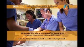 ANCC's National Healthcare Disaster Certification