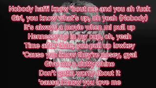 Nobody Has To Know (lyrics) _ Chris Brown ft. Davido