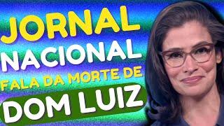 JORNAL NACIONAL noticia a MORTE de DOM LUIZ GASTÃO DE ORLÉANS E BRAGANÇA