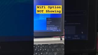 WiFi Option NOT Showing  #laptoprepair