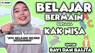 Video Belajar Untuk Balita Bersama Kak Nisa - Belajar Bicara, Nama Buah, Lagu Interaktif Balita