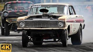 Grassroots Drag Racing at the Airfield || NZ Gassers & Outlaw 71