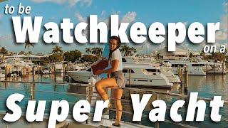 Duties of a SUPER YACHT Watchkeeper  (plus a lil of these 3 different ENGINE ROOMS) *so cool*