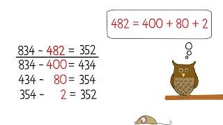 Halbschriftlich Addieren und Subtrahieren - Klasse 3/4 Grundschule (mit kostenlosen Arbeitsblättern)