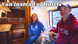 Hotel on Wheels Van Tour - Couple uses Van instead of Hotels