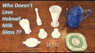 Vintage Milk Glass Treasure Trove in my latest Thrift Haul !!