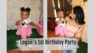 Logan's First Birthday Vlog | Decorations, Happy Birthday + more