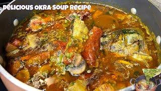 Quick and Easy Okra Soup Recipe with Smoked Turkey | How to Make Delicious Okra Soup
