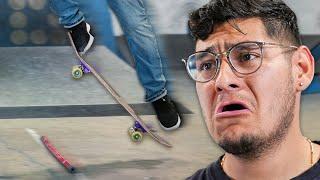 CAN DEREK OLLIE OVER A SKATEBOARD?!