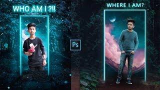 Neon Frame - photoshop visual photo editing tutorial || Chiranjit Editz 2019