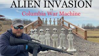 ALIEN INVASION  vs. COLUMBIA WAR MACHINE