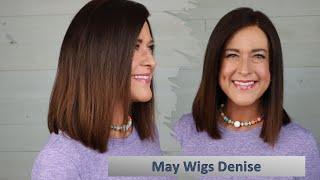 May Wigs now makes wigs with EAR TABS!  Meet the wig named Denise and this new cap!
