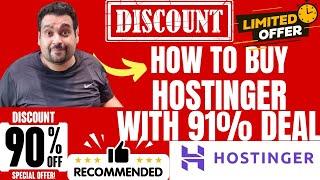 How to Buy Hosting from Hostinger 2024 with a Special 91% Discount Coupon Code 