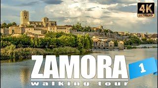 [4K] ZAMORA Walking Tour PART 1 | Romanesque Jewel | Castile and Leon #spain #españa #4kvideo