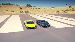 Lamborghini CENTENARIO vs AVENTADOR LP700-4 Drag Race | Forza Horizon 3