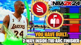 BEST RARE 2-WAY INSIDE-THE-ARC FINISHER BUILD IN NBA 2K24 NEXT GEN | REBIRTH SHOOTING GUARD BUILD