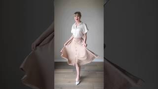 #summerlook #skirt #retrolook #americanmodel #videocreators #amazonshopping