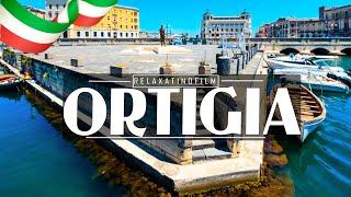 Beautiful Ortigia, Sicily 4K • Relaxing Italian Music, Instrumental Romantic • Video 4K UltraHD