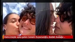 Hemcinsiyle aşka gelen Senem Kuyucuoğlu, dudak dudağa pozunu paylaştı