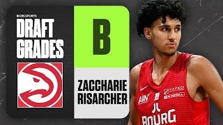 Zaccharie Risacher Selected No. 1 Overall By Atlanta Hawks I 2024 NBA Draft Grades I CBS Sports