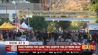 ASU fans attend football game in record-breaking heat