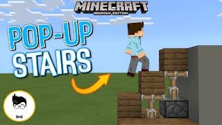 Minecraft BE TINY POP UP STAIRCASE! (PE/Xbox/PS4/Windows10/Switch)